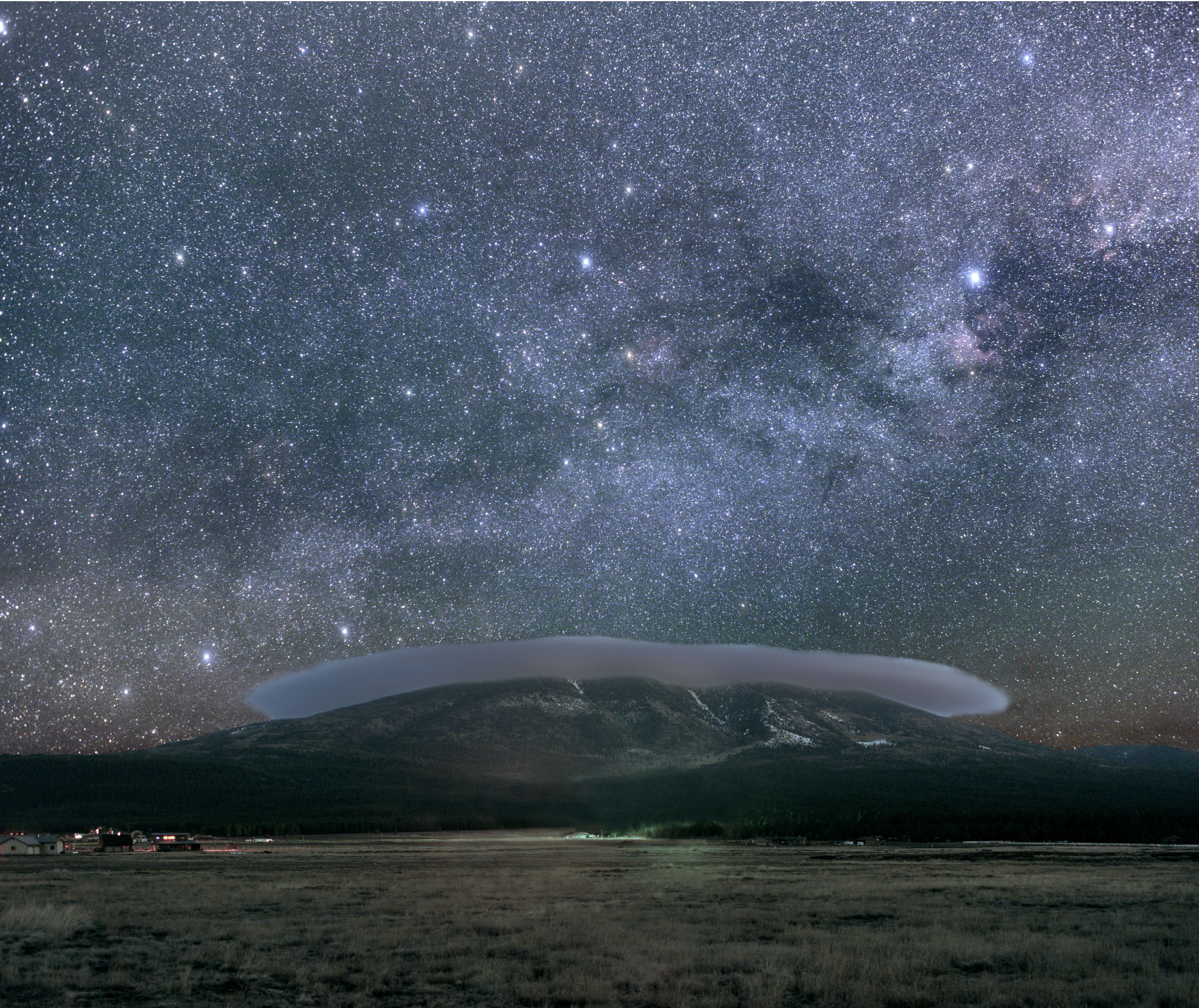 APOD: 2008 April 16 - A Protected Night Sky Over Flagstaff4153 x 3492